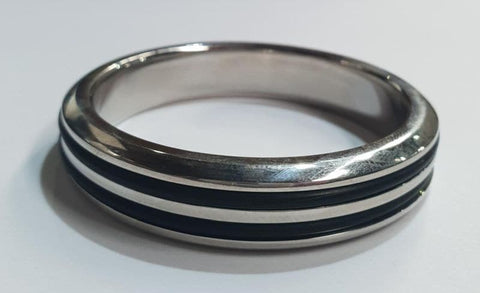 Stainless Steel Pleasure Cock Ring by Hell's Couture - Cock Rings