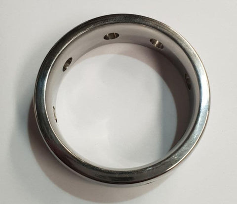 Hot & Cold Metal Cock Ring by Hell's Couture - Cock Rings