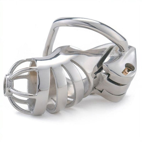Bird Cage Stainless Steel Chastity Device by BDStyle - Male Chastity