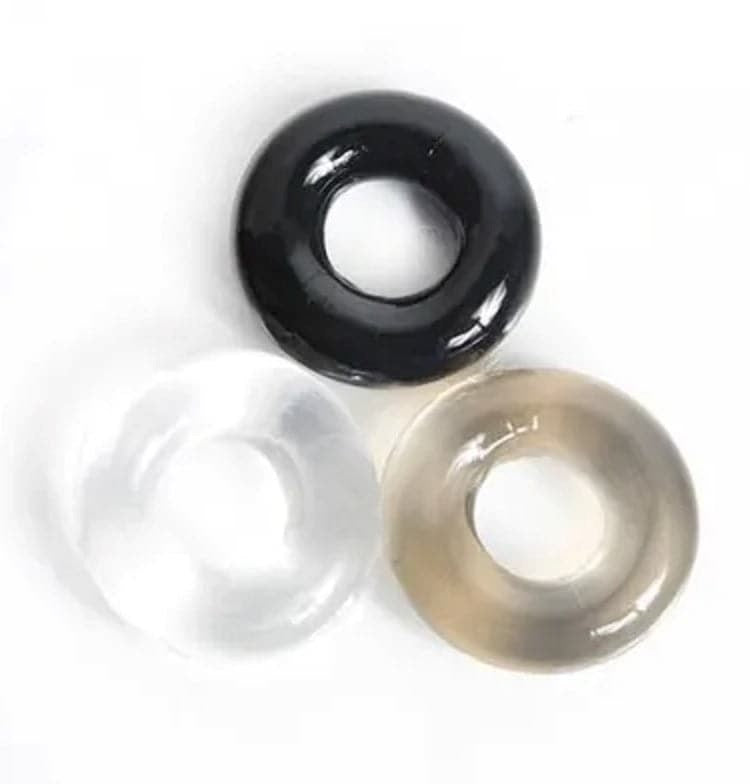 Hunkyjunk HUJ3 C-Ring 3 Pack - - Cock Rings