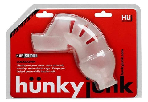 Lockdown Silicone Chastity Device by Hunkyjunk - Male Chastity