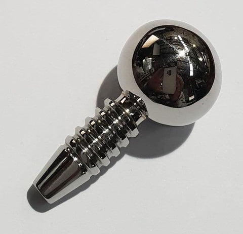 Imgar Ribbed Sperm Stoppers by Hell's Couture - Penis Plugs