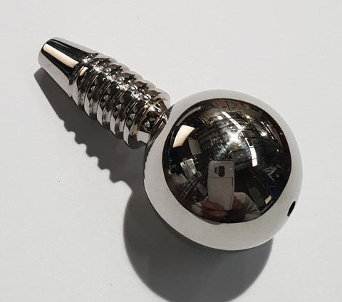 Imgar Ribbed Sperm Stoppers by Hell's Couture - Penis Plugs
