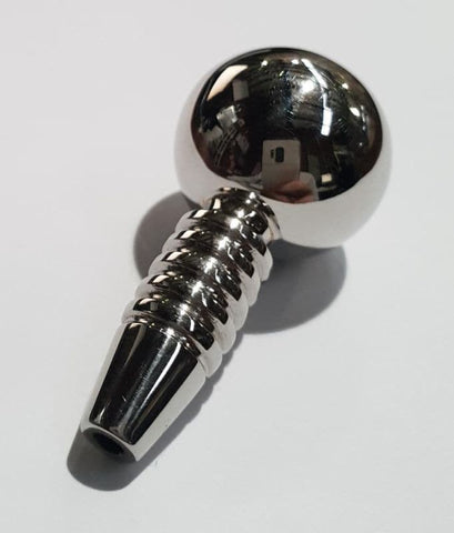 Imgar Ribbed Sperm Stoppers by Hell's Couture - Penis Plugs