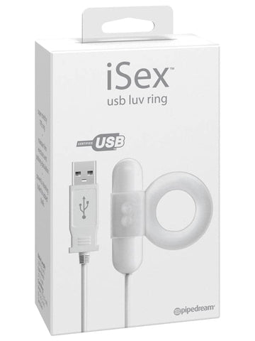 iSex USB Luv Cock Ring Vibrator by Pipedream - Ball and Cock Toys