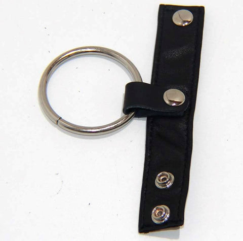 JadeRope CockRing Leather and Metal by BDStyle - Cock Rings