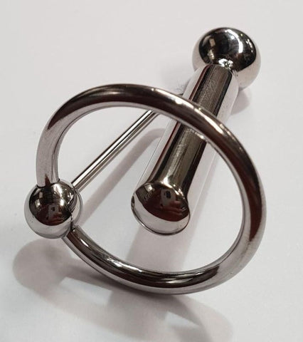 Jezebel Penis Plug With Glans Ring by Hell's Couture - Penis Plugs