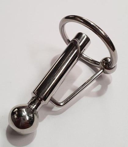 Jezebel Penis Plug With Glans Ring by Hell's Couture - Penis Plugs
