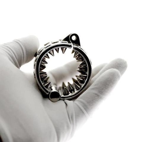 Kali's Teeth with 4 Rows Scrotum Pendant by BDStyle - Male Chastity