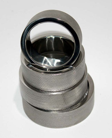 Knurled Surface Cock Ring 20mm by Hell's Couture - Cock Rings