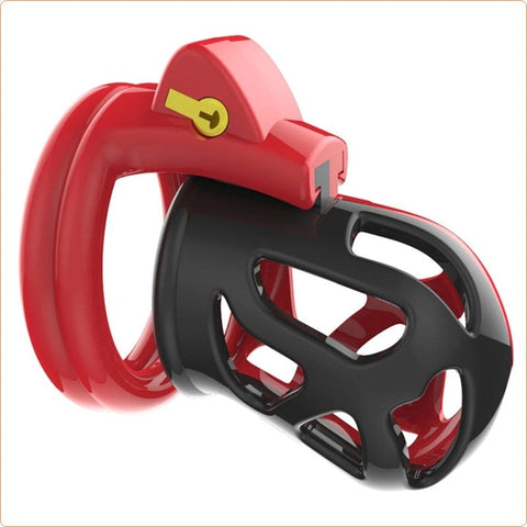 La Color Rounded Male Cock Cuff Chastity Cage by BDStyle - Male Chastity