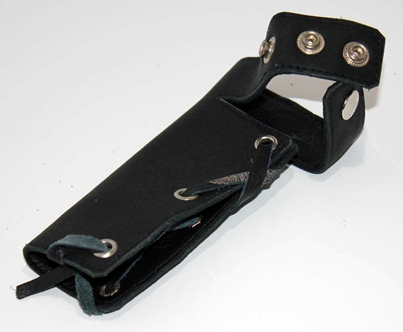 Lace Up Leather Cock Sheath - - Cock Rings