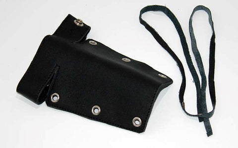 Lace Up Leather Cock Sheath by Hell's Couture - Cock Rings