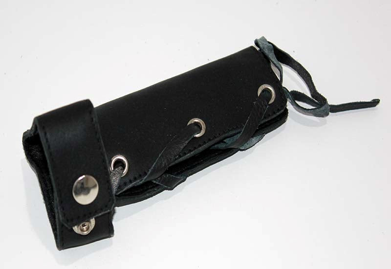 Lace Up Leather Cock Sheath - - Cock Rings