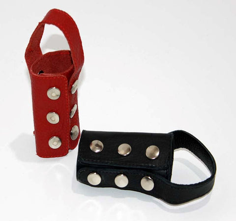 Leather Penis Sheath Cock Ring by Hell's Couture - Cock Rings