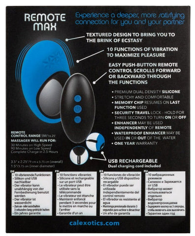 Link Up Max Remote Controlled Vibrating Dick Cock Ring - Vibrating Cock Rings