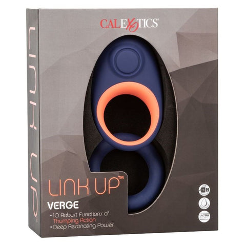 Link Up Verge Dual Stimulator by California Exotics - Cock Rings