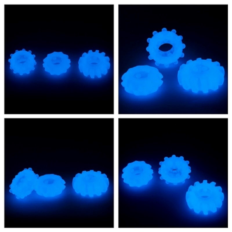 Lumino Play Glow Cock Ring Sets - - Cock Ring Sets