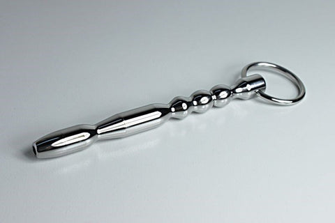 MACHO Cum Thru Metal Penis Plug by BDStyle - Penis Plugs