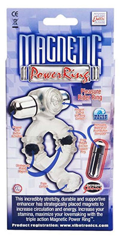 Magnetic Power Pleasure Rider C-Ring by California Exotics - Cock Rings