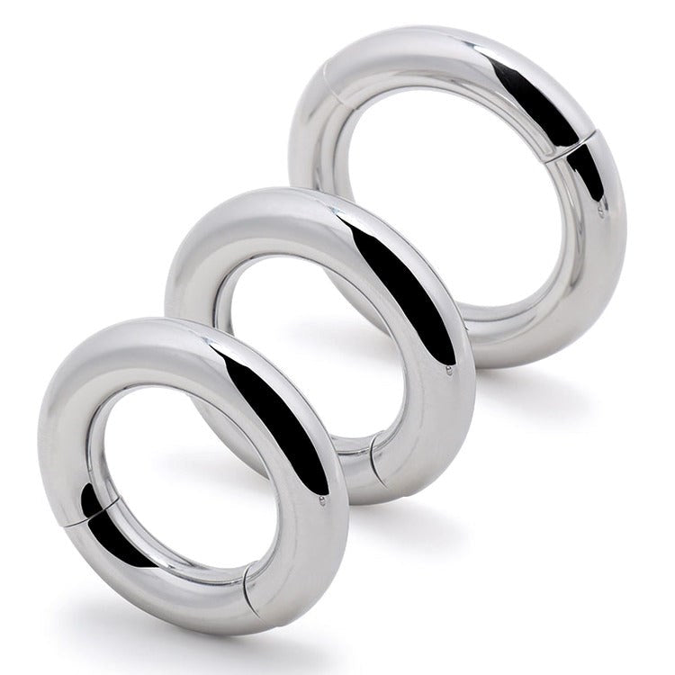 Magnetize Stainless Steel Magnetic Ball Stretcher - - Ball and Cock Toys