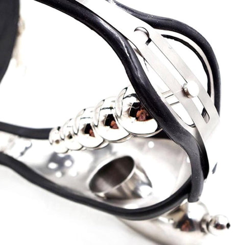 Male Chastity Belt With Urethral Plug by BDStyle - Male Chastity
