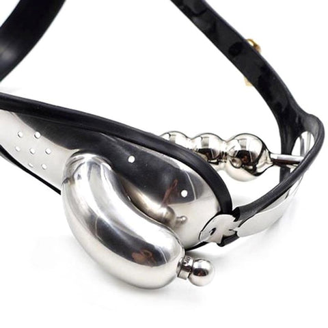 Male Chastity Belt With Urethral Plug by BDStyle - Male Chastity