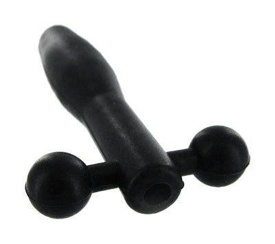 Silicone Cum-Thru Barbell Penis Plug by XR Brands - Penis Plugs