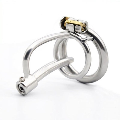 Metal Cum Thru Birdlock Male Chastity Cage by BDStyle - Male Chastity
