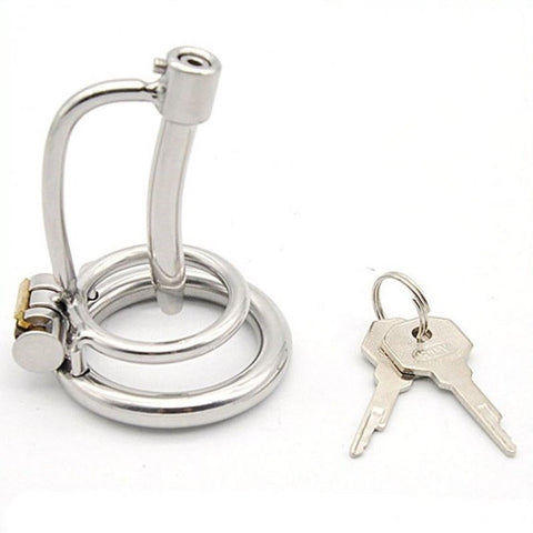 Metal Cum Thru Birdlock Male Chastity Cage by BDStyle - Male Chastity