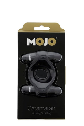 Mens Mojo Catamaran Cock Ring Waterproof by Icon Brands - Vibrating Cock Rings