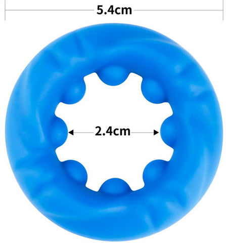 Ridge Bump Stretcher Cock Ring by Lovetoy - Stretchy Cock Rings