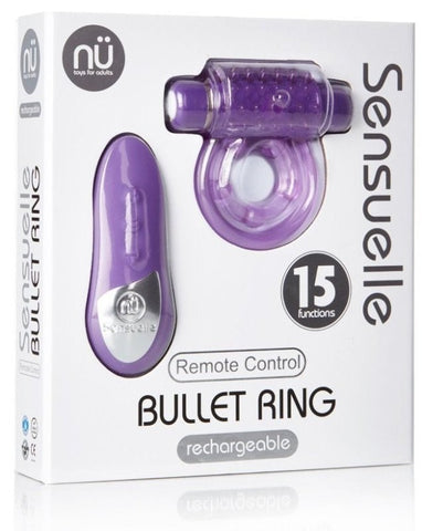 Endure Remote Control Bullet Ring by Nu Sensuelle - Cock Rings