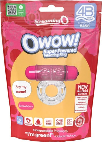 4B Owow Grape Ball by Screaming O - Ball and Cock Toys