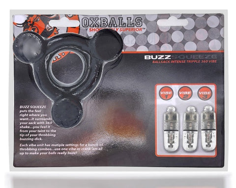 Buzz Squeeze Cock Ring Waterproof by Oxballs - Cock Rings