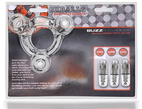 Buzz Squeeze Cock Ring Waterproof by Oxballs - Cock Rings