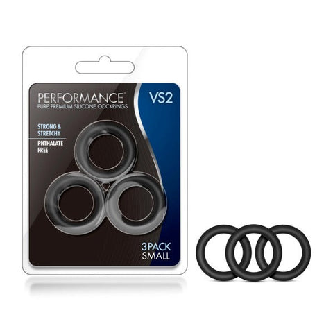 Performance VS2 Pure Cockrings Cock Rings Set of 3 - Cock Rings