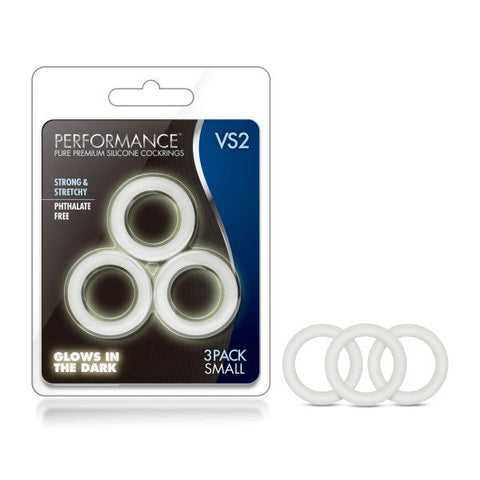 Performance VS2 Pure Cockrings Cock Rings Set of 3 - Cock Rings