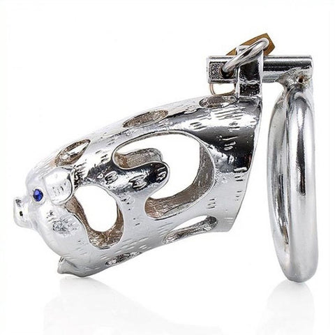 Celestial Pig Chastity Stainless Steel by BDStyle - Male Chastity