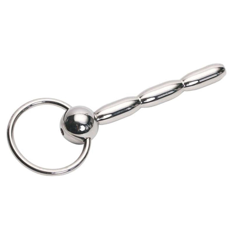 PING Cum Thru Penis Plug Stainless Steel by BDStyle - Penis Plugs