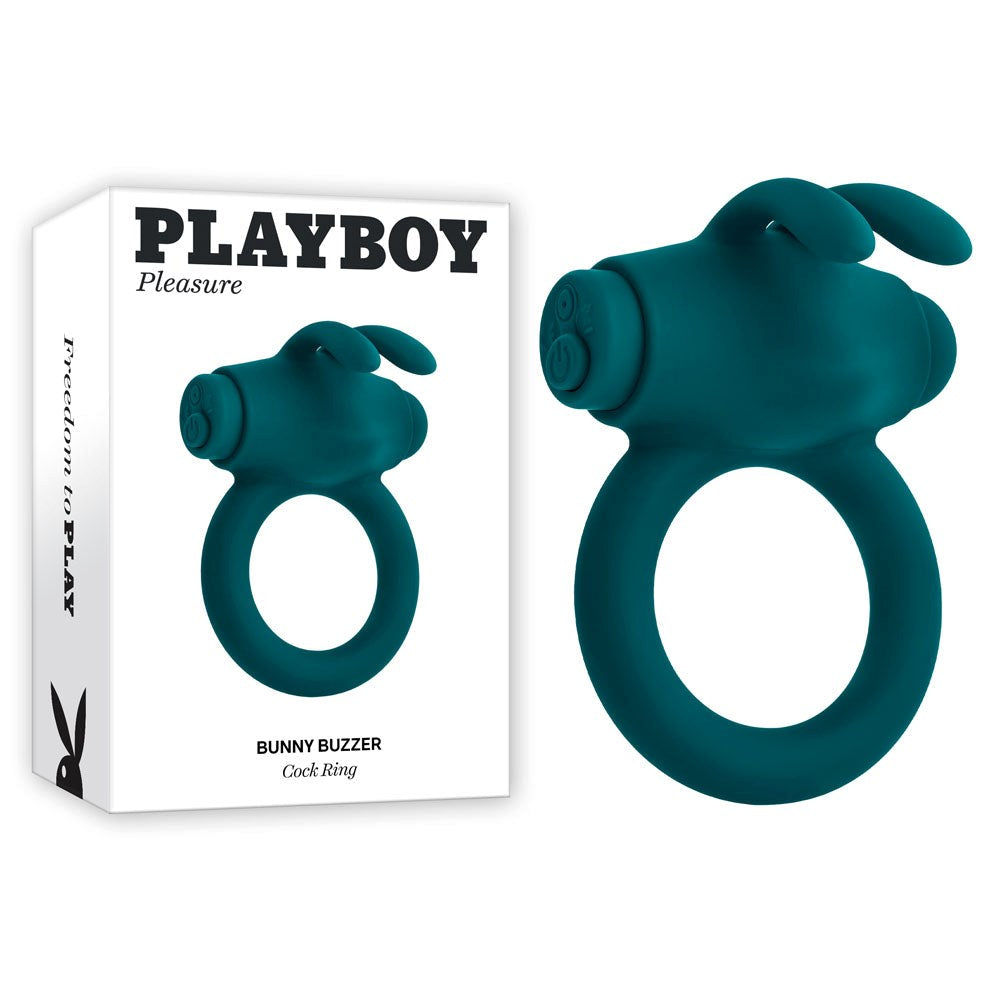 Playboy Pleasure Bunny Buzzer - - Vibrating Cock Rings