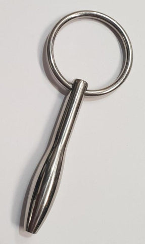 Penis Plug Cum Thru with Ring by Hell's Couture - Penis Plugs