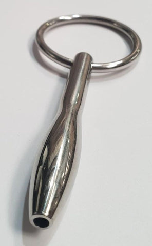 Penis Plug Cum Thru with Ring by Hell's Couture - Penis Plugs