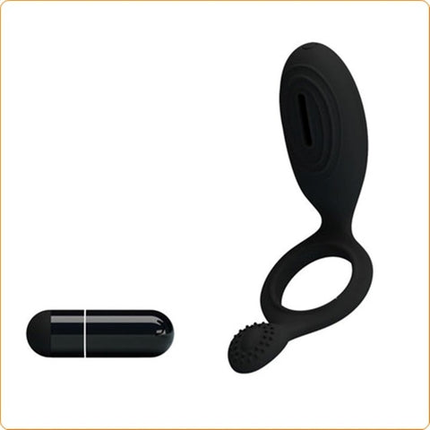 Prettylove Ethel Rechargeable Cock Ring by Baile - Ball and Cock Toys