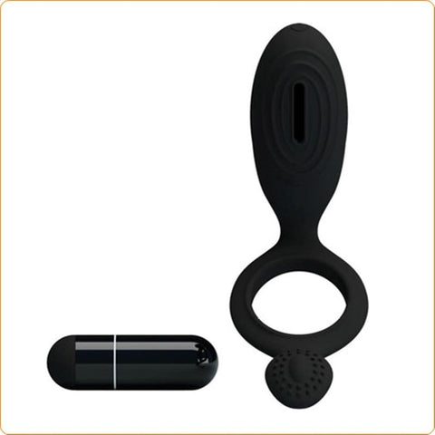 Prettylove Ethel Rechargeable Cock Ring by Baile - Ball and Cock Toys