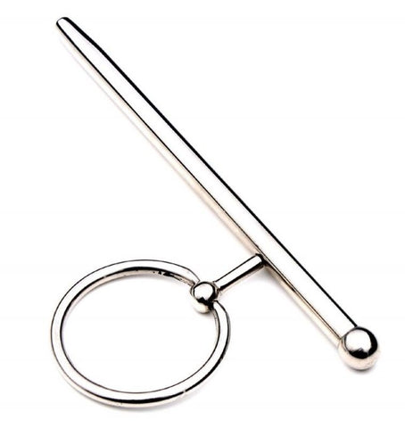 Prince Albert Penis Plug With Ball by Hell's Couture - Penis Plugs