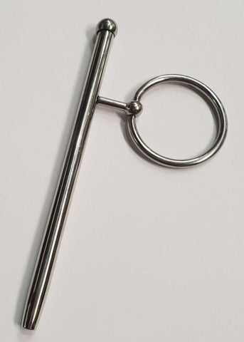 Prince Albert Penis Plug With Ball by Hell's Couture - Penis Plugs