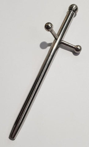 Prince Albert Penis Wand With T Bar by Hell's Couture - Penis Plugs