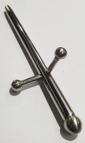 Prince Albert Penis Wand With T Bar by Hell's Couture - Penis Plugs
