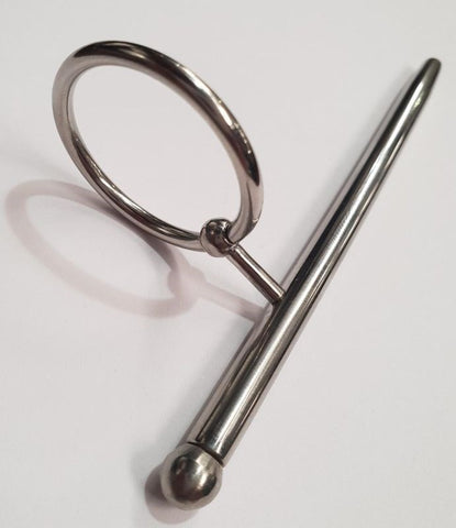 Prince Albert Wand & Urethral Bar by Hell's Couture - Penis Plugs
